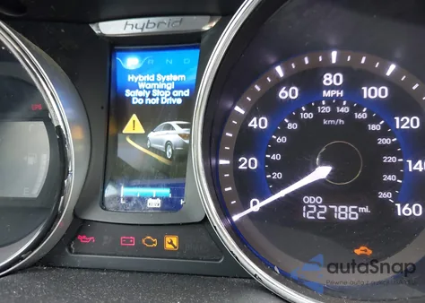 2013 Hyundai Sonata Hybrid from USA, damaged, VIN KMHEC4A46DA088716